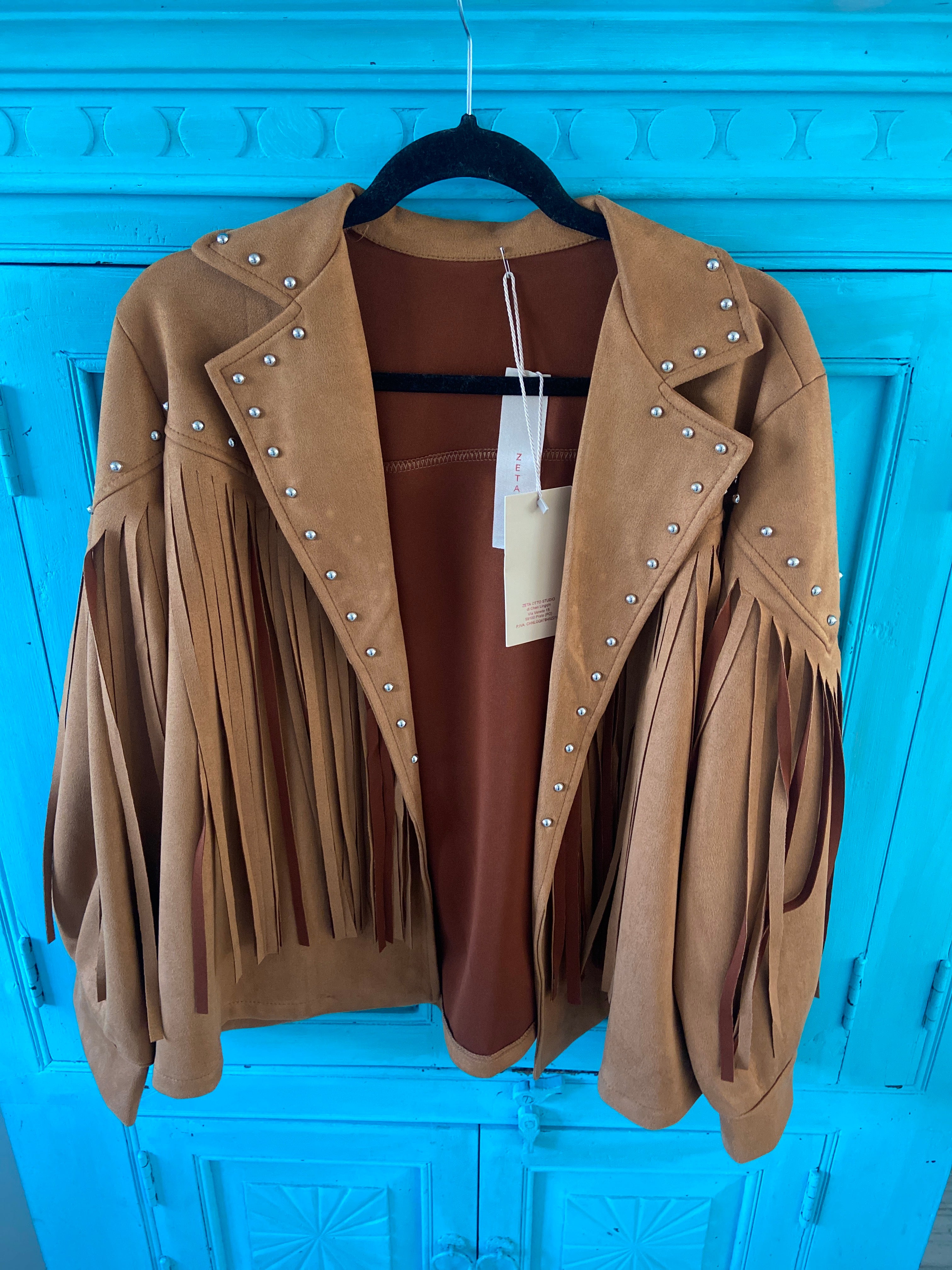 Jasje studs en fringe