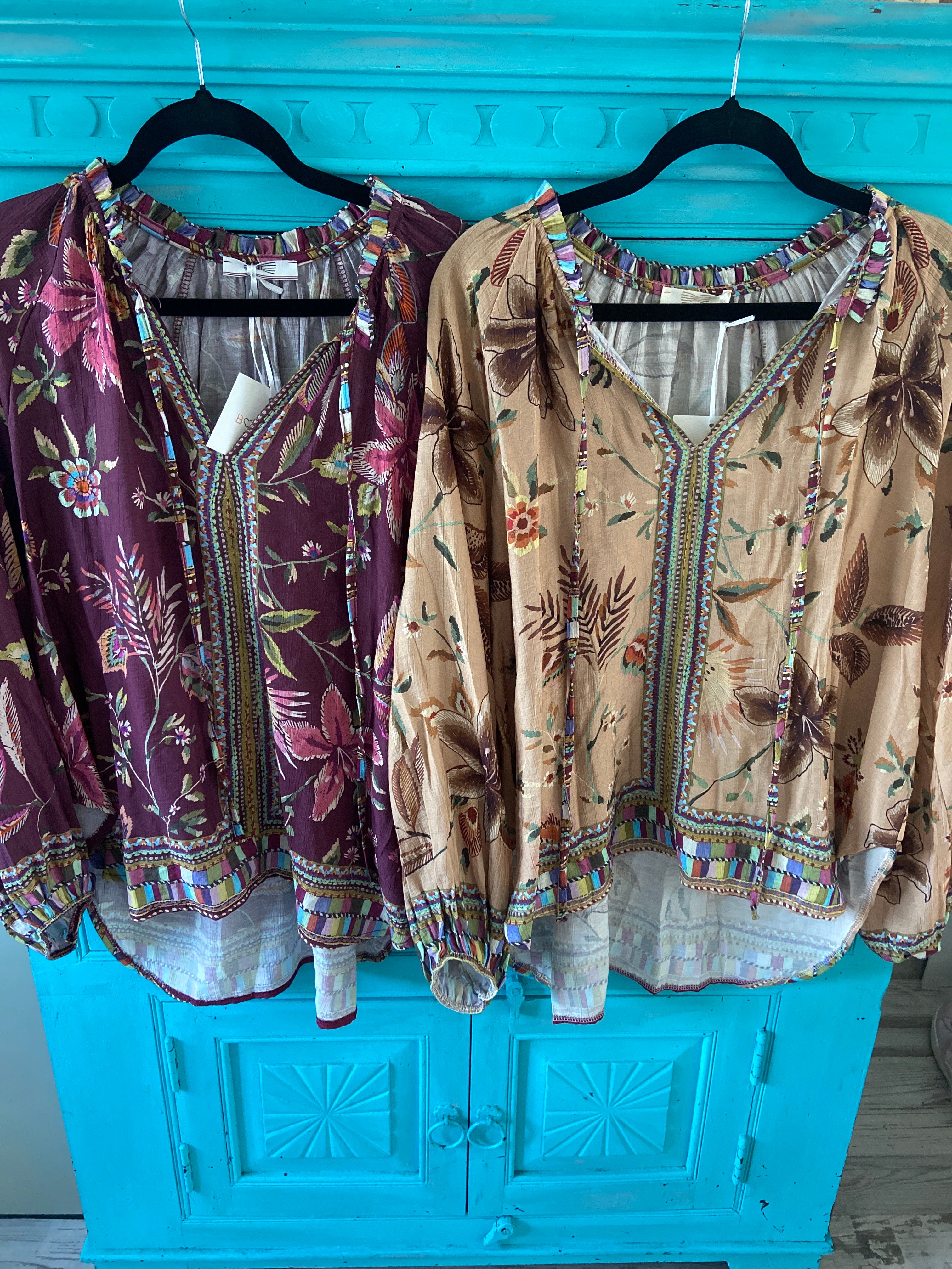 Blouse bloemen