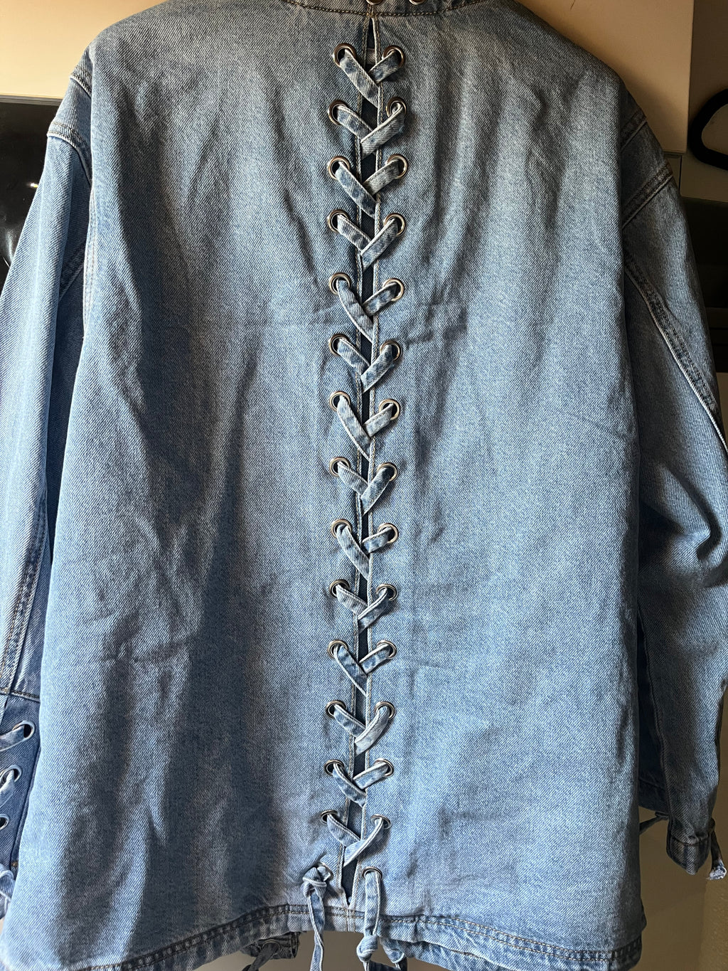 Jasje jeans veter