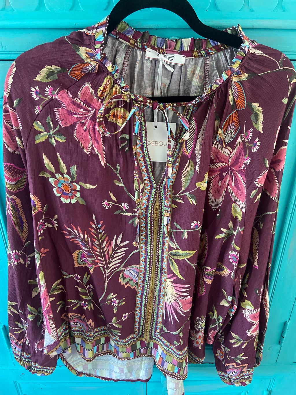 Blouse bloemen