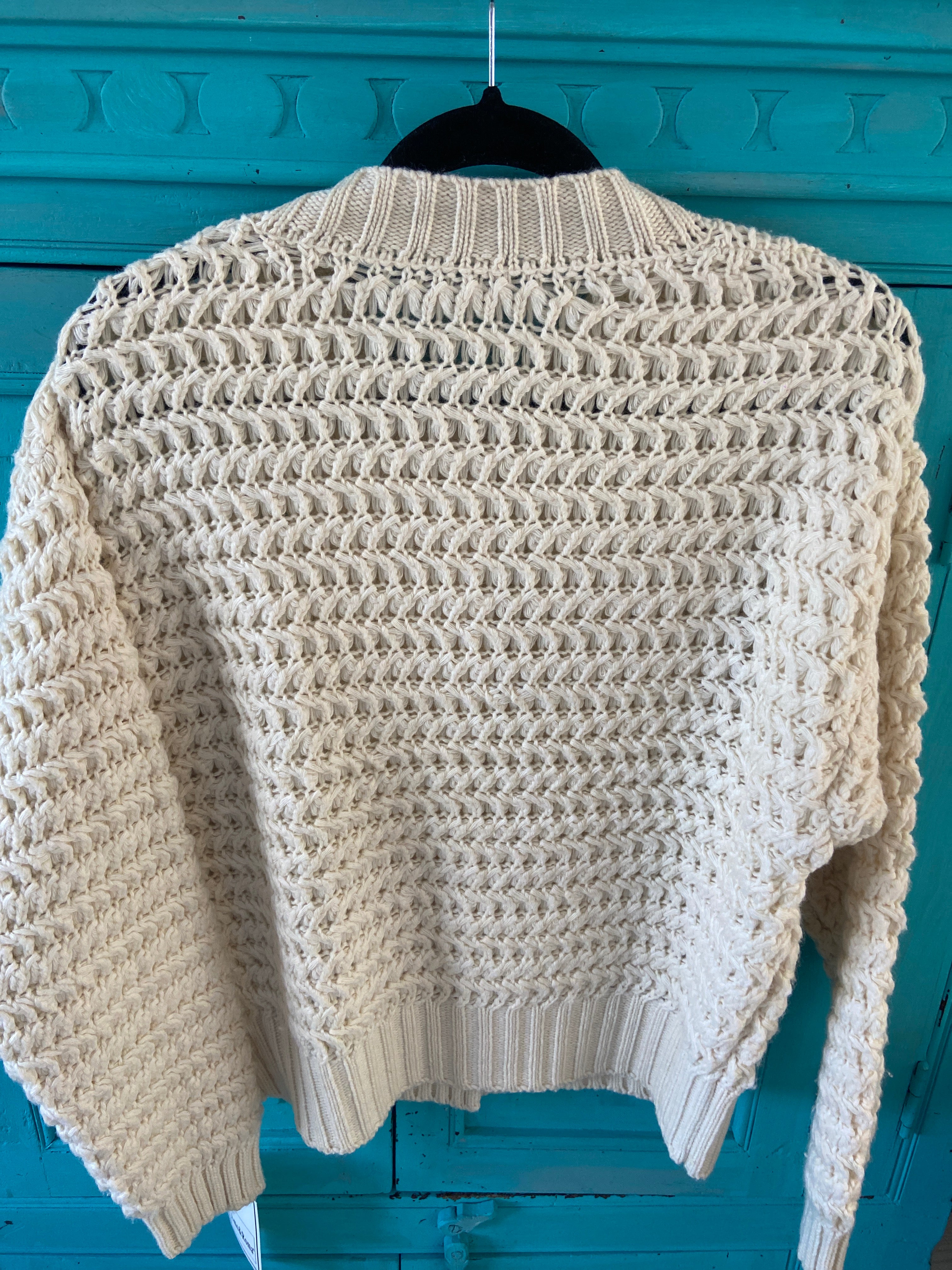 Vestje gebreid houtje touwtje