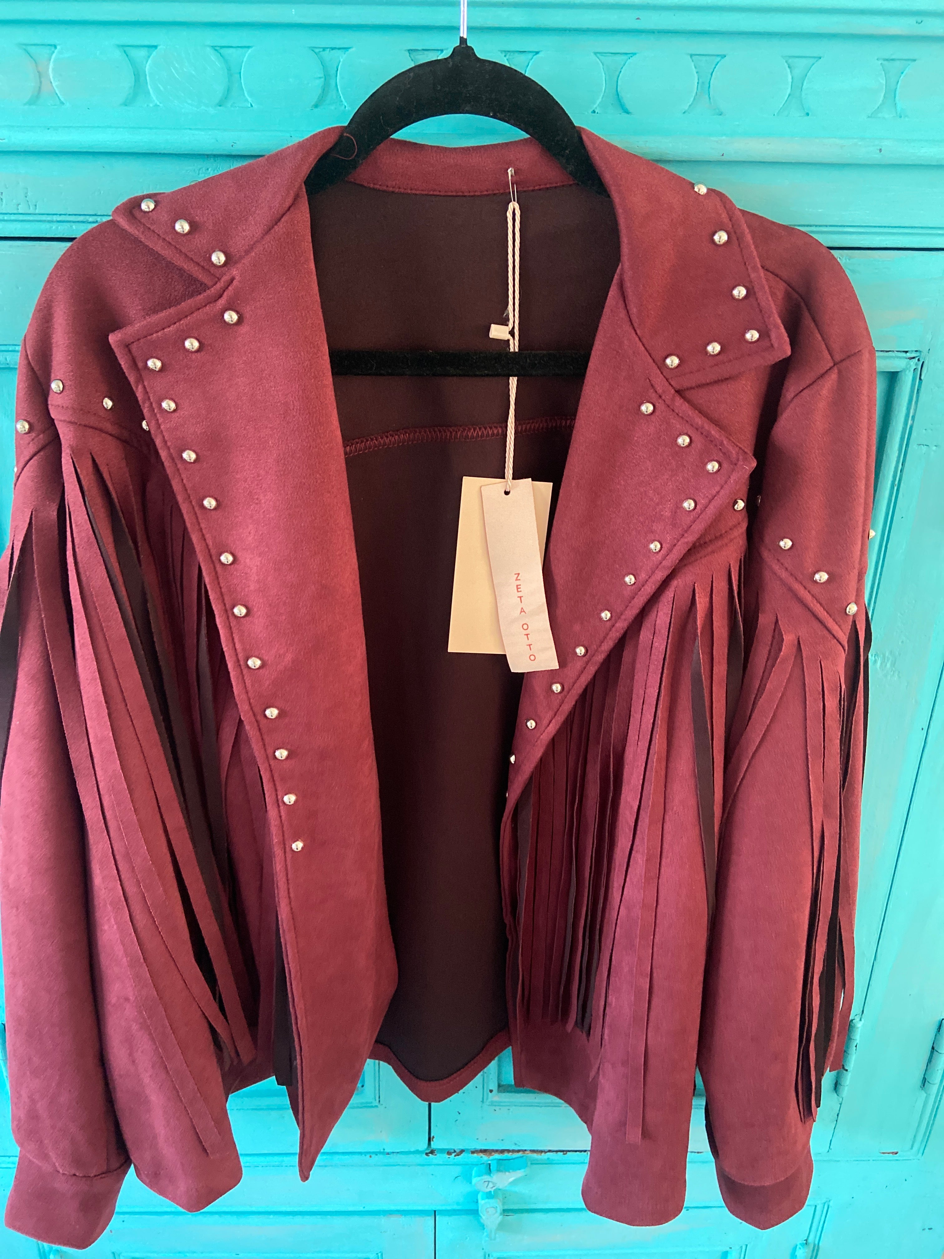 Jasje studs en fringe