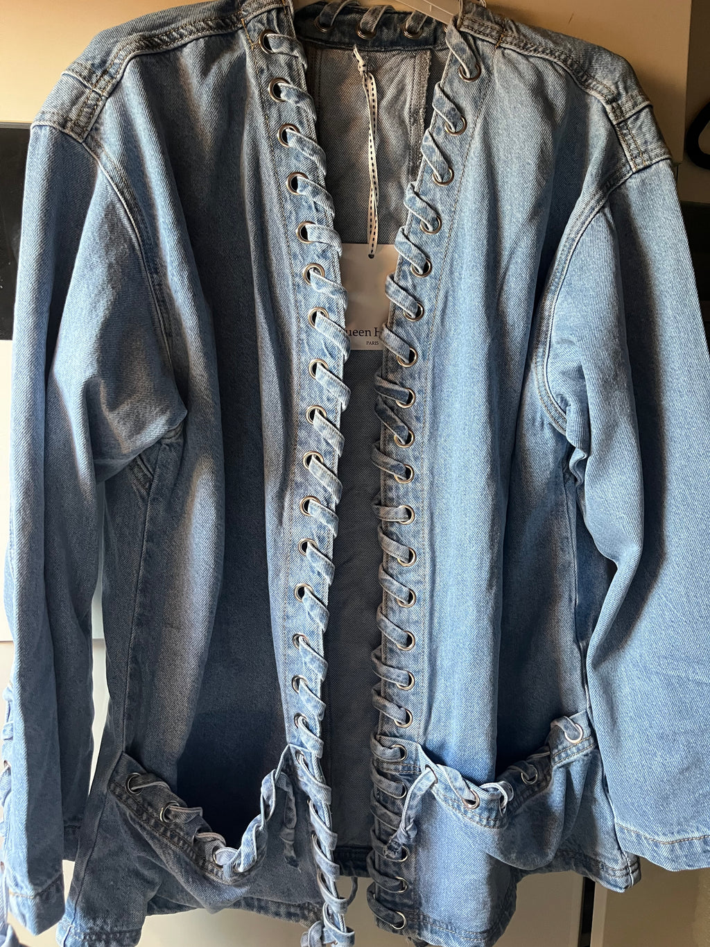 Jasje jeans veter