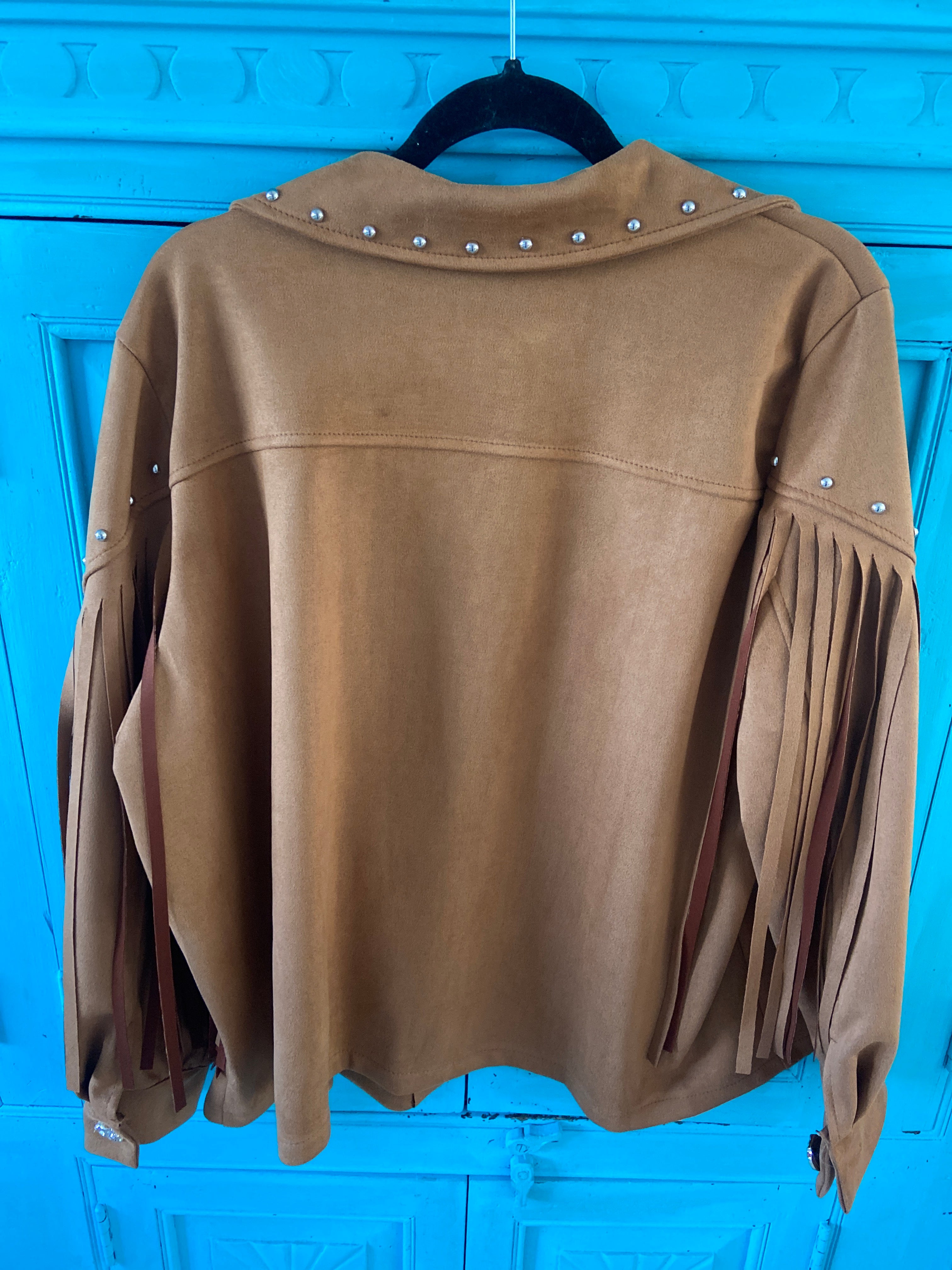 Jasje studs en fringe